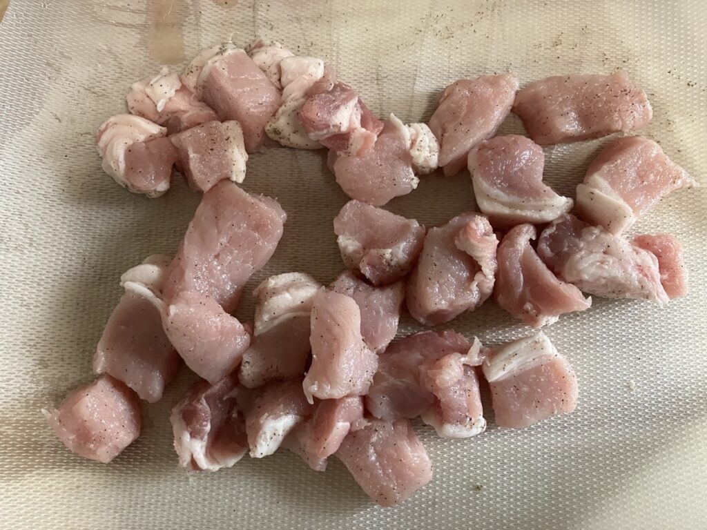 豚肉の切り方
