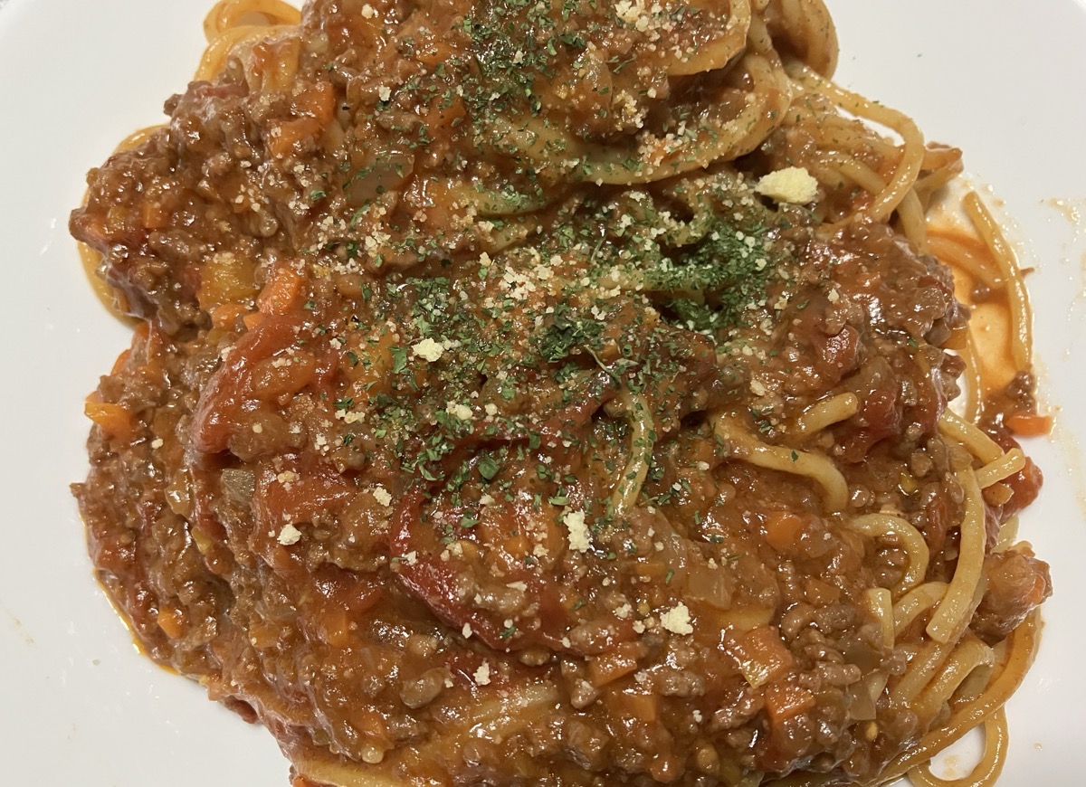 ミートソーススパゲティ