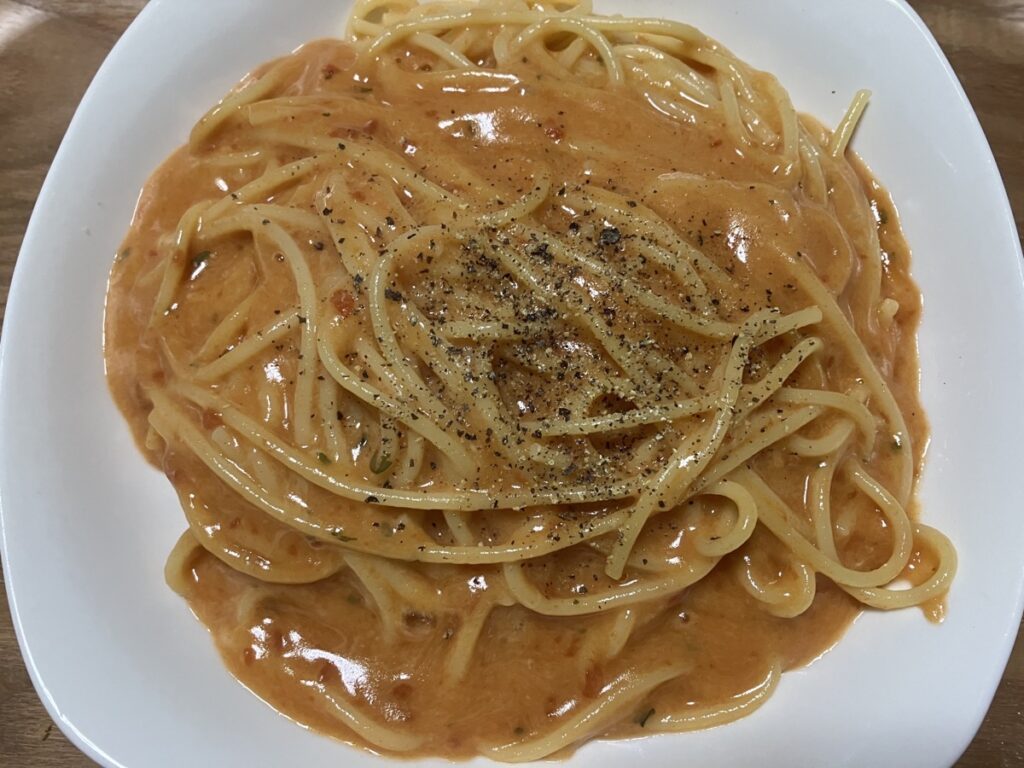 海鮮風チーズパスタの画像