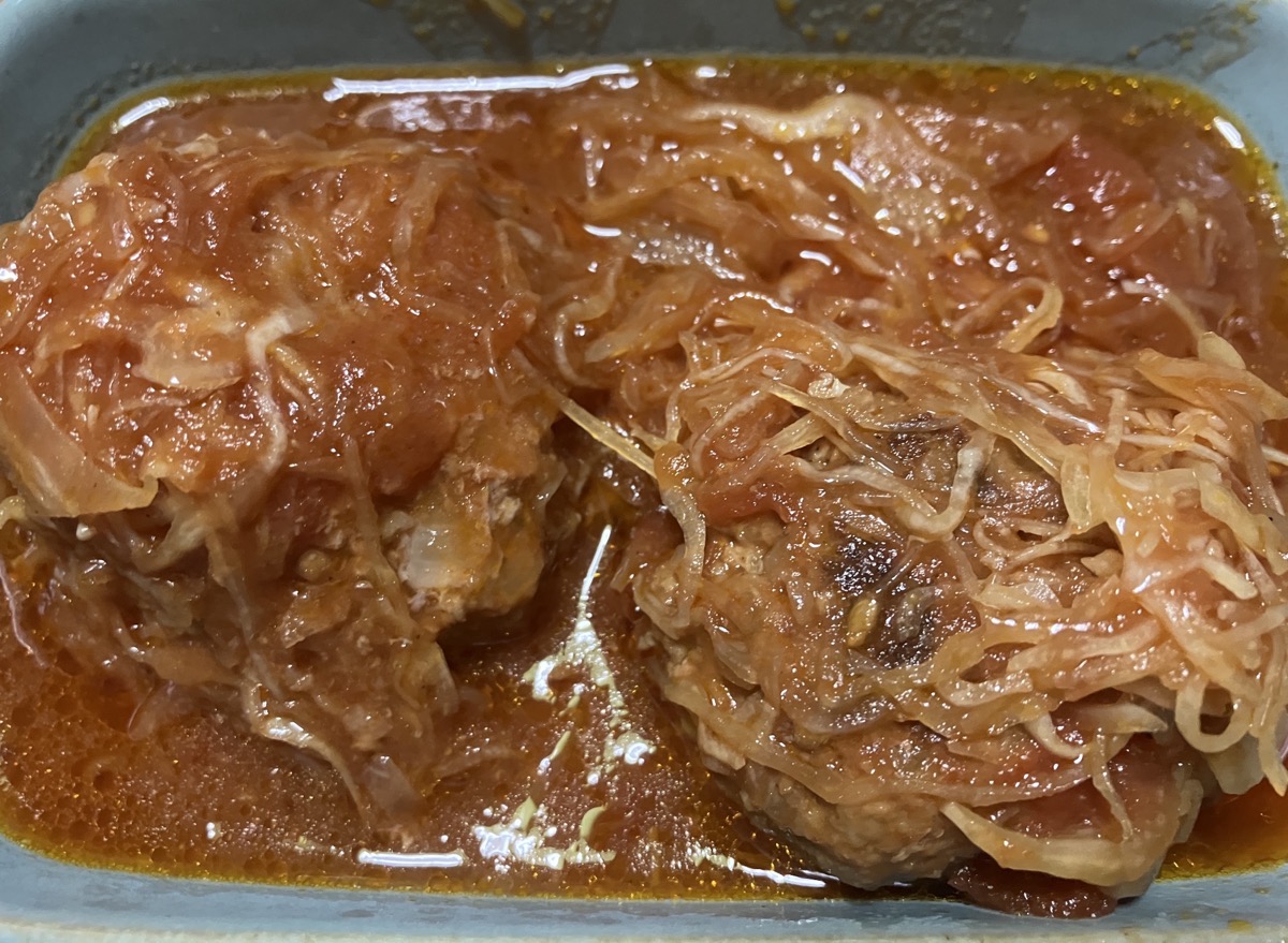 sirocaの電気圧力鍋『おうちシェフPRO』でキャベツと肉団子のロールキャベツ風の画像